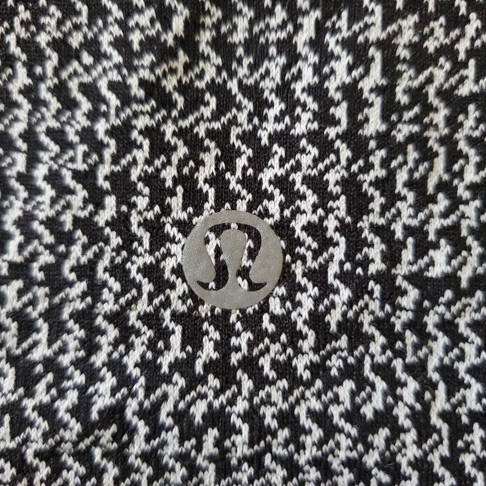 Lululemon Define Jacket In Teeny Tooth White And Black Size 10 - Picture 6 of 14